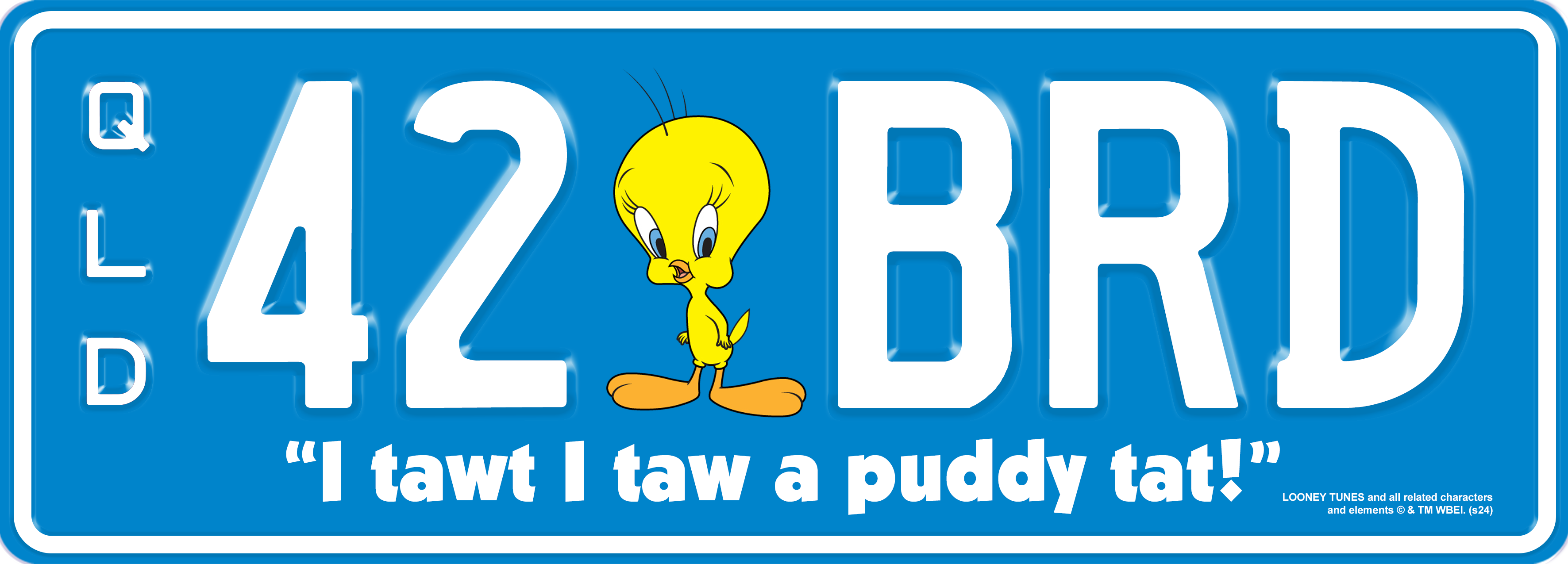 Personalised Plates Queensland | Tweety Bird