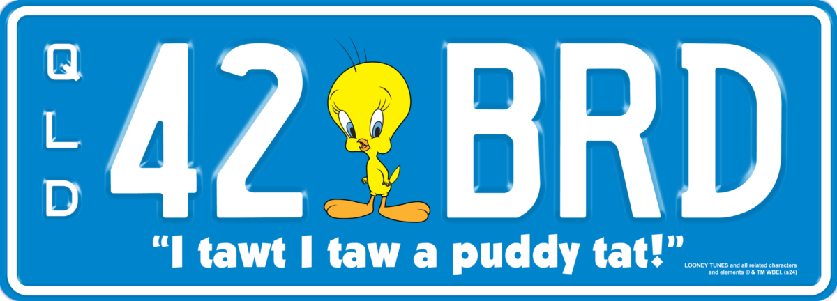 Looney-Tunes-Plate-Tweety-Bird
