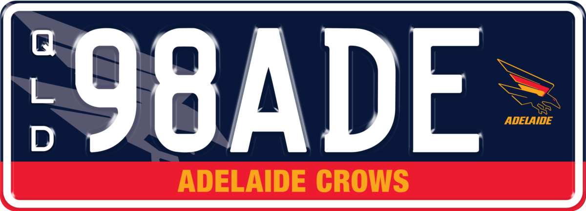 Personalised Plates Queensland | Adelaide Football Club